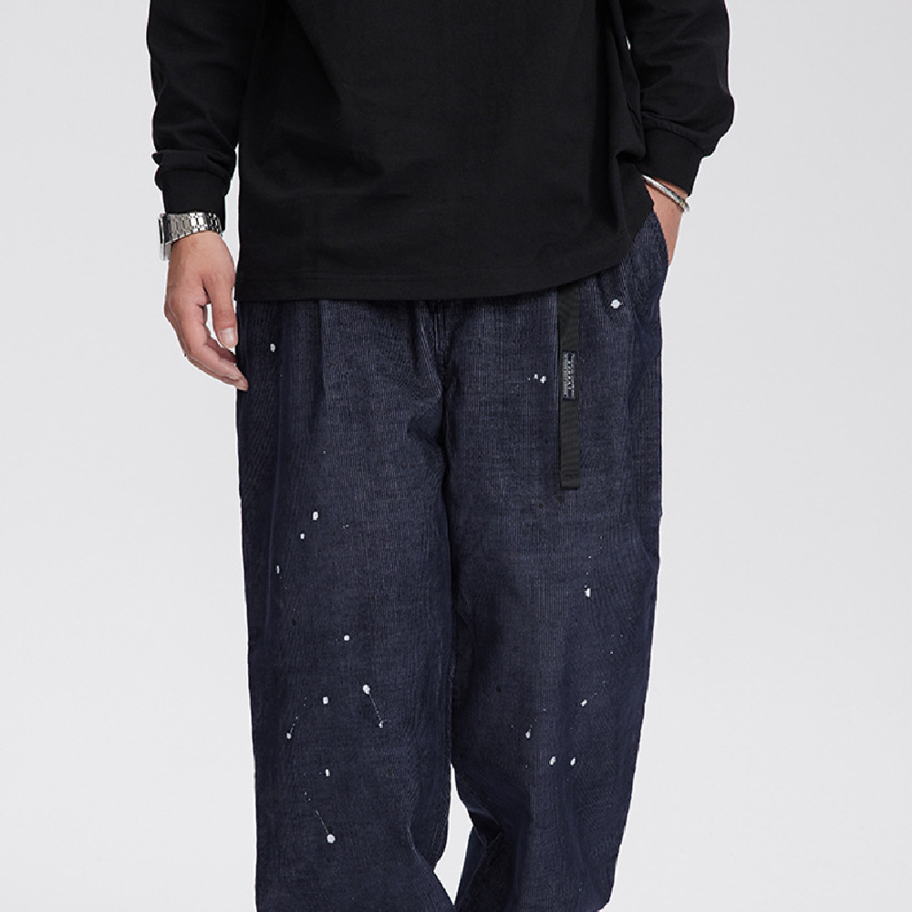 Straight-Leg Pants — Speckled Utility — Detail view 2