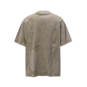 Cotton T-Shirt — Washed Panel Detail — Product view