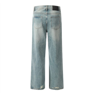 Jeans — Light Wash Straight Leg — Product view