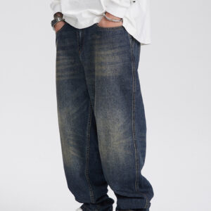 Jeans — Retro Blue Straight Leg — Product view