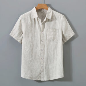 Short-Sleeve Shirt — Natural Texture — Product view